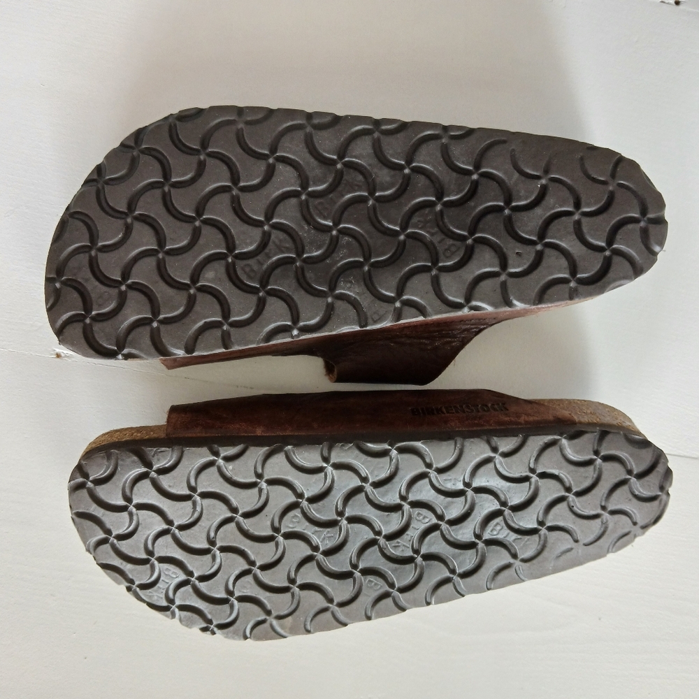 Birkenstock Brown Leather Sandals - Size 36 - Picture 11 of 15